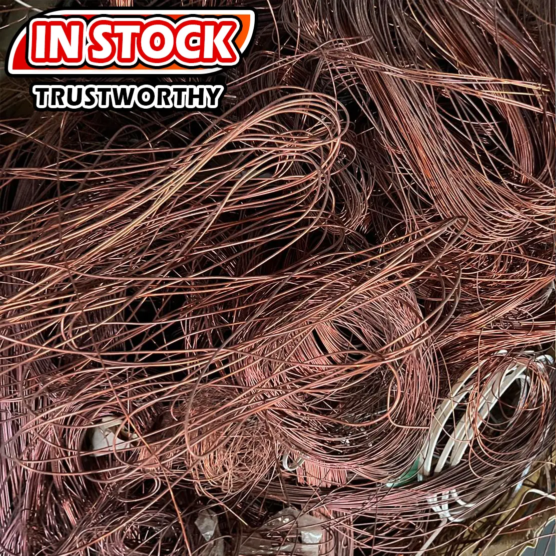 99.99% High Metal Pure Grade Brillant Cuivre Mill-berry Wire Cable Déchets nus de l'usine en gros