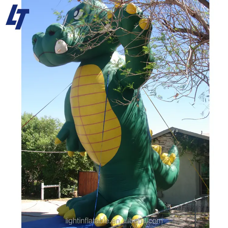 Animal géant léger décoration extérieure dessin animé lapin gonflé crocodile vif H821