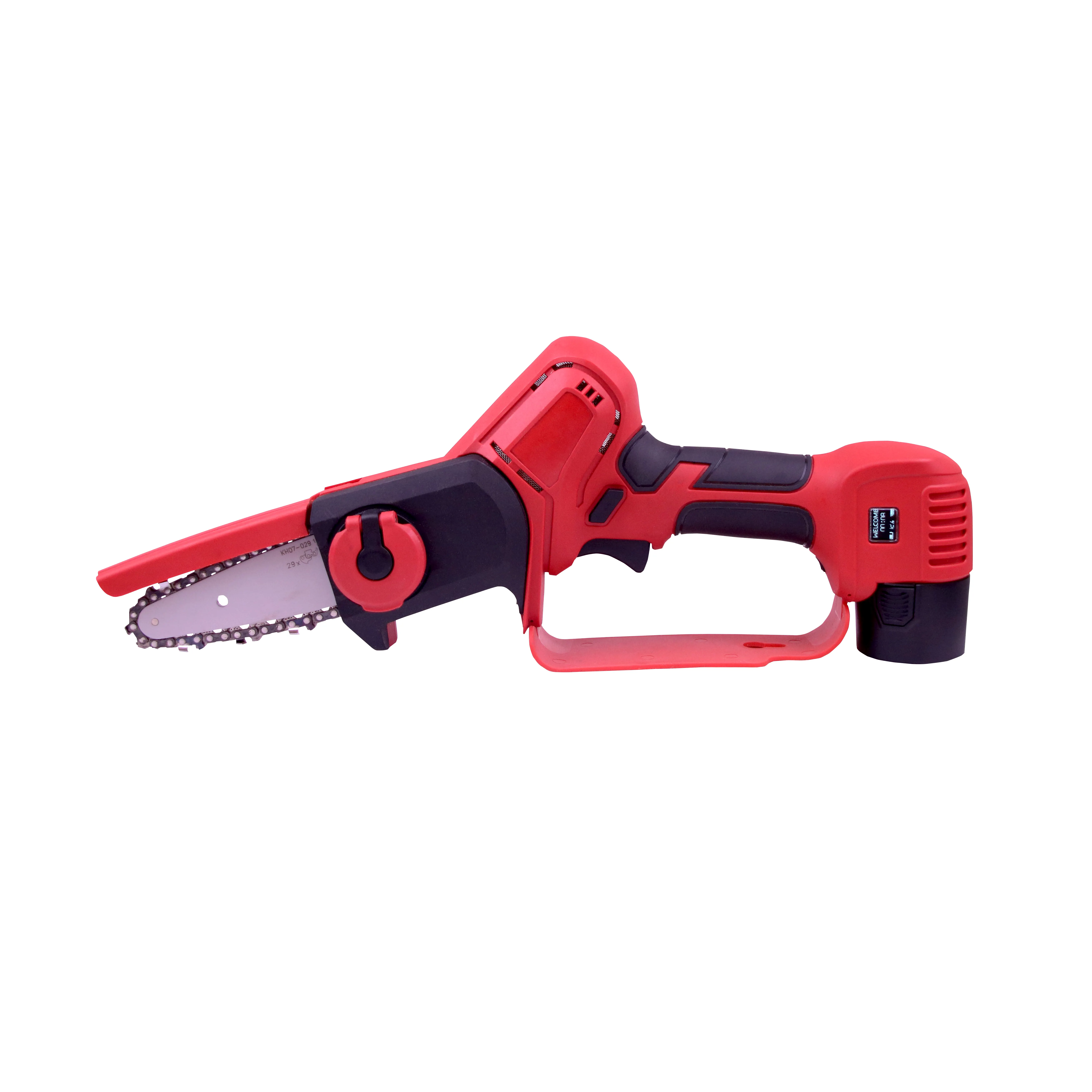 High Quality Garden tools electric Mini cordless chain saw 1 4 inch chain saw long time use with ce certificate