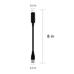 ไฟ LED ตกแต่งภายในรถยนต์,โปรเจคเตอร์ USB สีสันสดใสควบคุมด้วยเสียง RGB โคมไฟสร้างบรรยากาศดิสโก้ดีเจระบบไฟอัตโนมัติ - Product Image 4