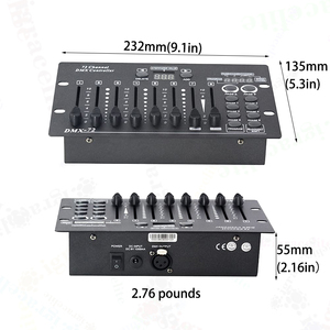 Iracelite portatile Mini DMX512 Controller 72 canali luce da palcoscenico Console DMX - Product Image 1