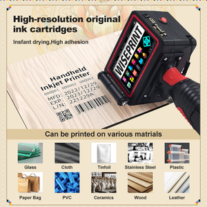 WISEPRINT TIJ Food Plastic Pouch Package Verfalls datum Handbuch HP-WP500 Hand-Tinten strahl drucker Online Batch-Code-Druckmaschine - Product Image 3