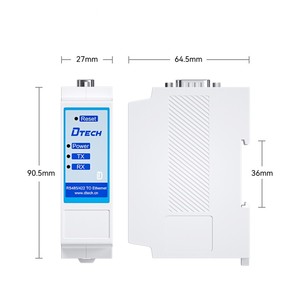 Servidores de dispositivos de puerto serie estable industrial DTECH Convertidor Tcp/IP RS232 a Ethernet con función de puerta de enlace DNS DHCP - Product Image 1