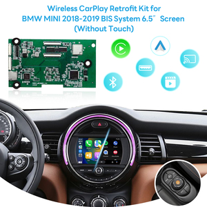 Caixa de Retrofit Decodificador Sem Fio <span class=keywords><strong>Android</strong></span> Auto e CarPlay Especial para BMW MINI 2018-2019 Sistema BIS Sem Tela Sensível Ao Toque
