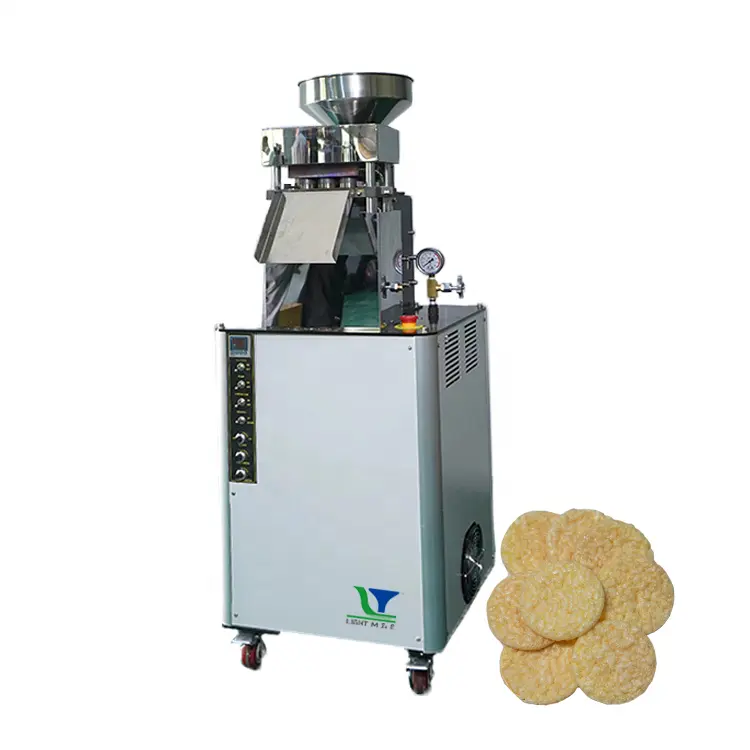 Gebakken Type Pop Rijstcake Machine Rijstwafel Snack Maken Machine