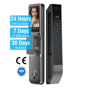 Te'an Thông Minh Điện tử kỹ thuật số khóa cửa vật liệu nhôm điện thoại thông minh mật khẩu vân tay thẻ chìa khóa ứng dụng cho nhà khách sạn sử dụng - Product Image 1