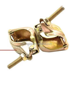 Cross Connecting Double Coupler <strong>T</strong>-Bolt Scaffold Fastener British Standard EN74 BS1139 JIS Forged Clamps for <strong>Scaffolding</strong> - Product Image 1