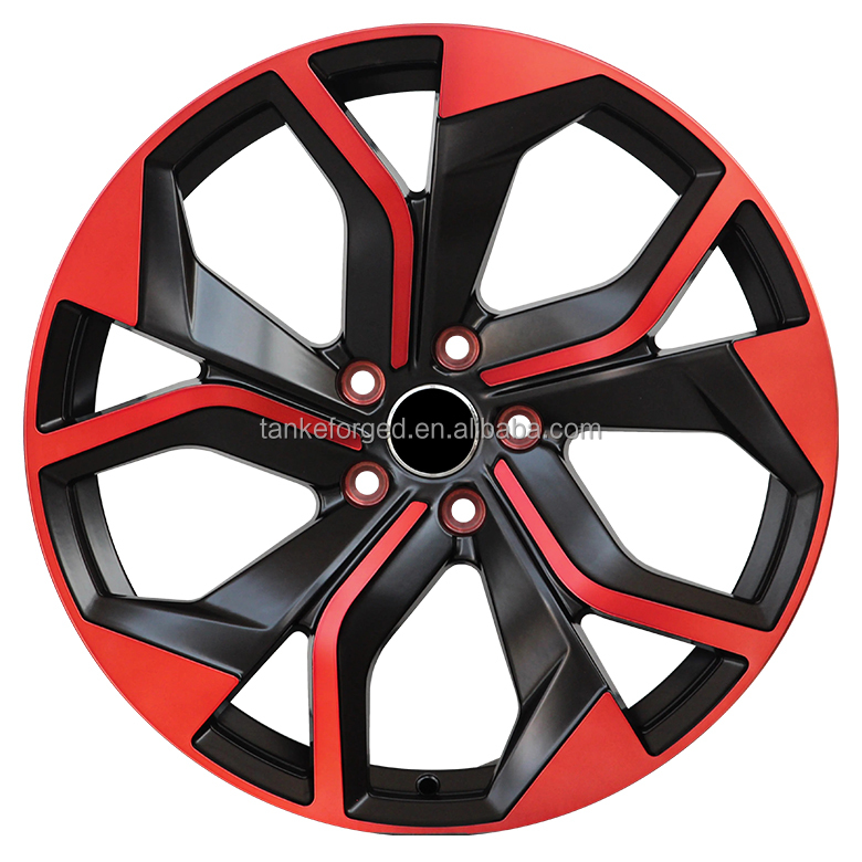 Matte Black Red Machine Face