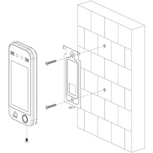 Sistema gratuito SDK Web Cloud Wifi biometrico presenza di tempo di riconoscimento del volto di controllo di accesso di visione notturna Reset rilevamento del movimento - Product Image 2