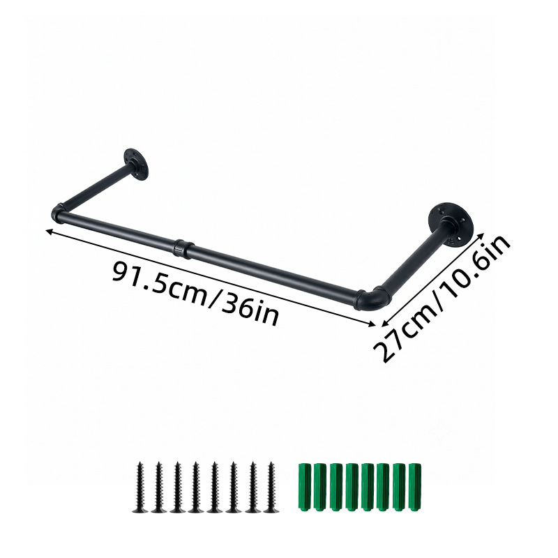 Two black flanges