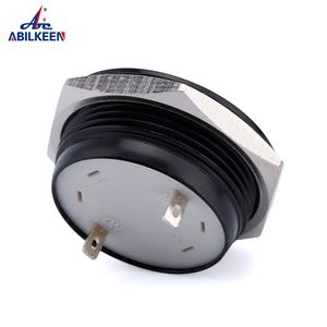 Interruttore a pulsante impermeabile in metallo momentaneo 2 Pin 22mm - Product Image 2