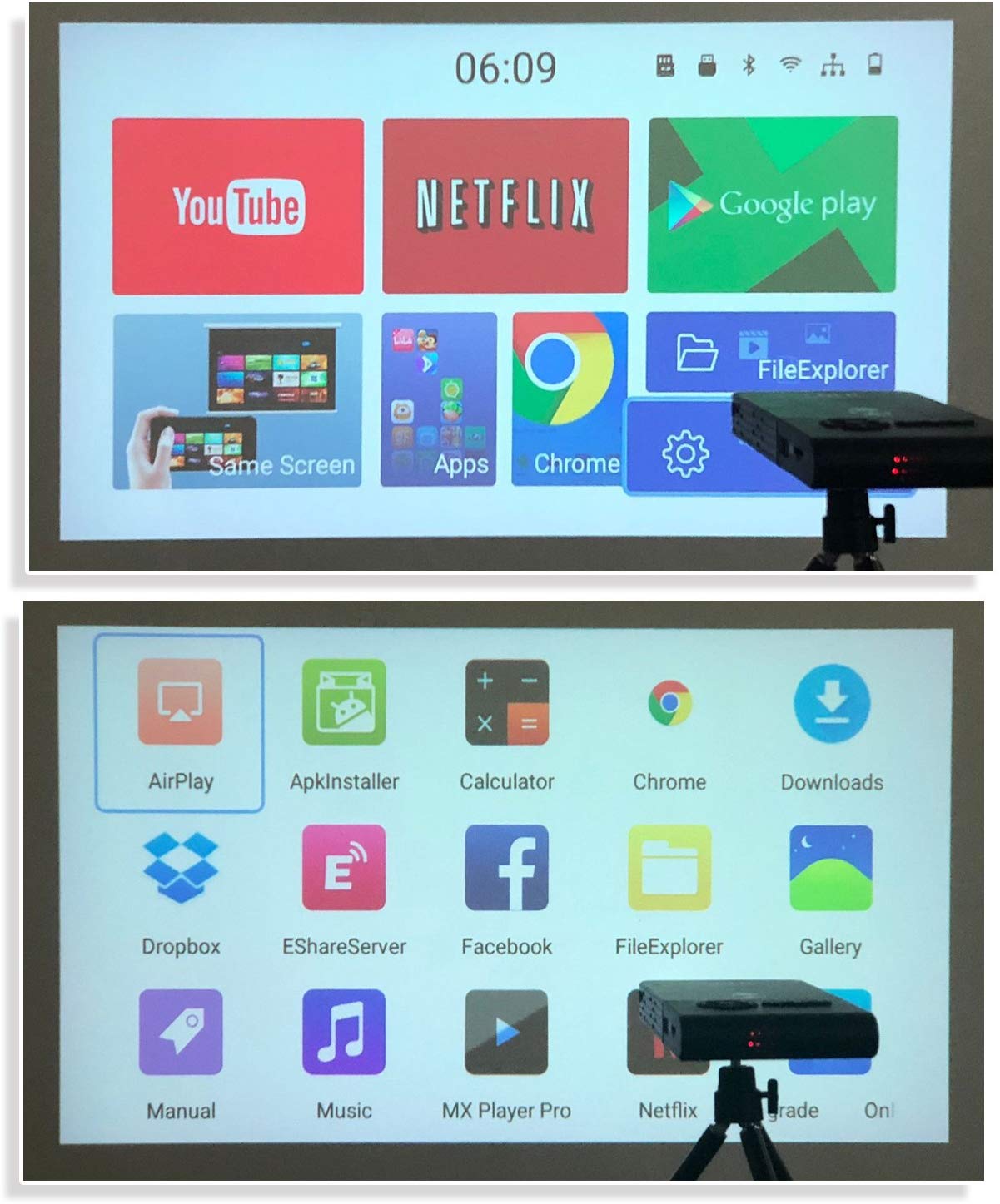 pocket projector mobiles phone mini android smart projector 1080p