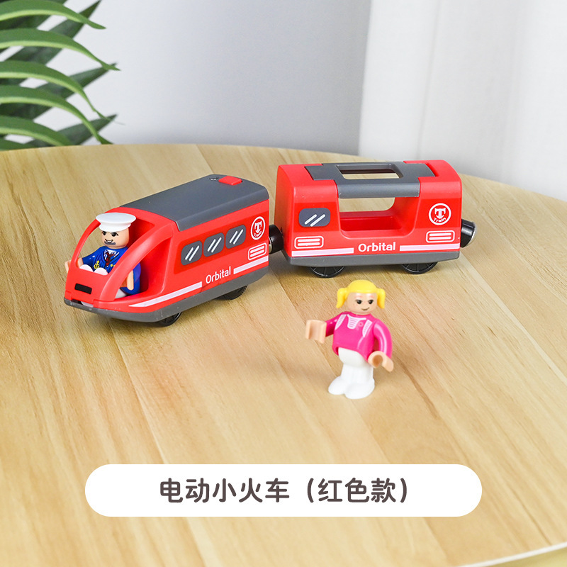 Red electric locomotive