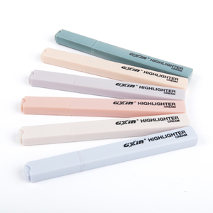 Gxin G-343cream高品质低饱和度可爱荧光笔套装水性无毒办公室荧光笔 - Product Image 3