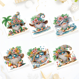 Goblin chủ đề Giáng sinh thẻ (6-Pack) 2025 độc đáo kỳ nghỉ thiệp chúc mừng thiết lập cho món quà Xmas - Product Image 1