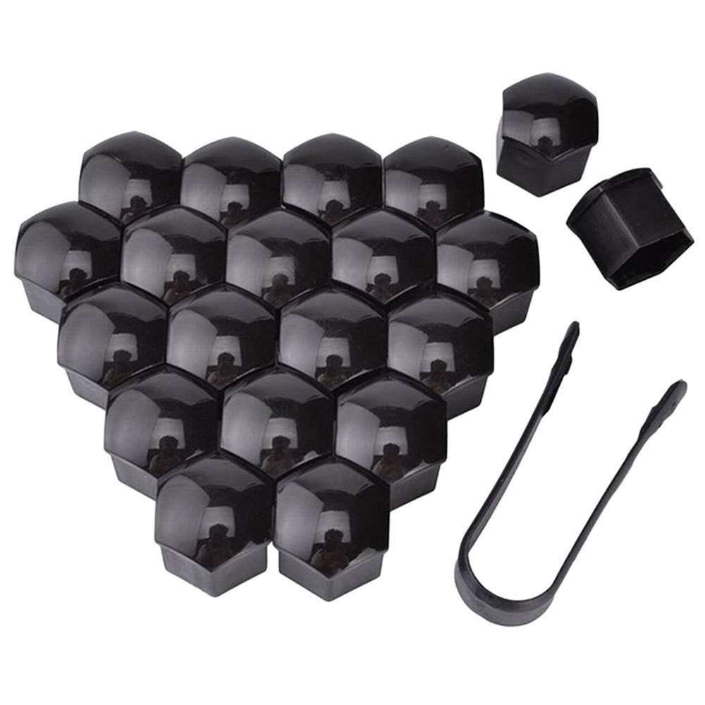 17mm 20 pièces noir + pince
