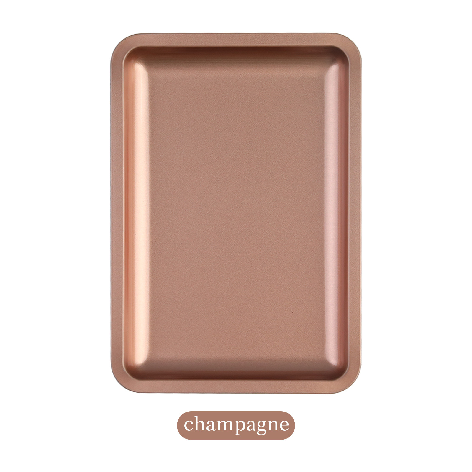 Plateau de rangement carré Champagne