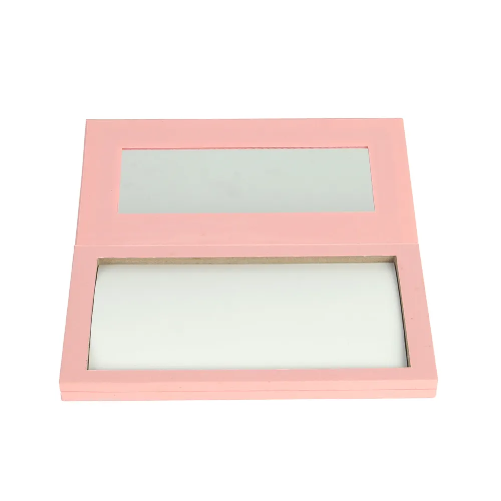 Walkin-Caja de regalo de papel de maquillaje magnético, espejo para Paleta de sombra de ojos vacía, de lujo