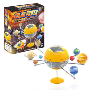 Diy绘画行星玩具太阳能行星模型科学实验套件儿童太阳能系统 - Product Image 1