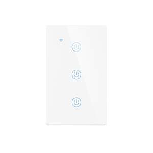 High Quality <strong>WIFI</strong> Smart <strong>Switch</strong> US Standard Wall Touching with Glass Panel Light <strong>Switch</strong> - Product Image 3