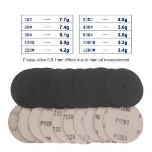 4 אינץ '100 מ "מ מעגלי סיליקון שחור קרביד עמיד למים וו ו-לולאה דיסק עבור גימור מתכת עץ