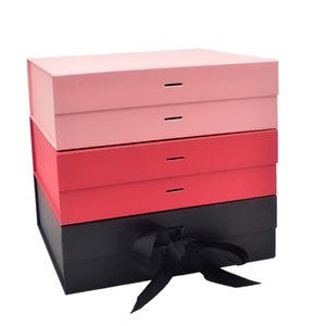 Personalized Matte Gold <strong>Gift</strong> Packaging Boxes Ribbon Slot Exclusive Brand <strong>Experience</strong> Custom Logo Printed Black Boxes Boxes - Product Image 4