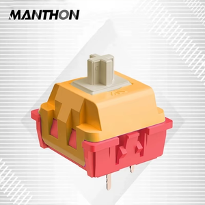 GMK67 mekanik klavye için KTT Mango Pomelo lineer anahtarı POM PC PA66 5 Pin HiFi ses işık basıncı özel DIY anahtarı - Product Image 1
