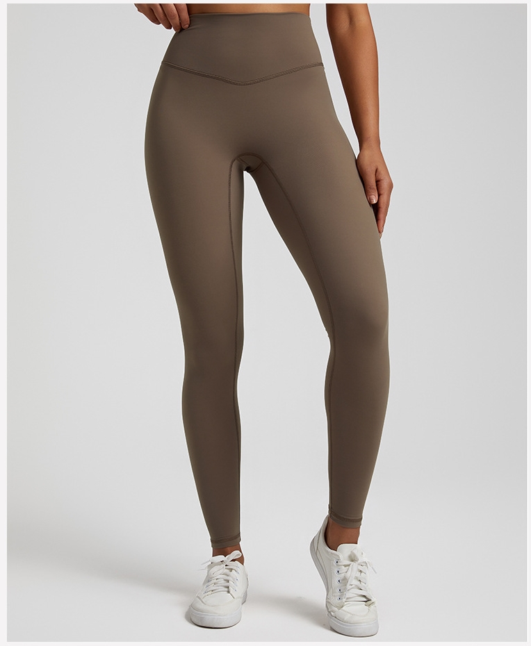 Legging marron caramel