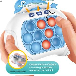 Push Button oyunu elektronik kabarcık oyun konsolu hızlı itme plastik oyun konsolları oyuncak - Product Image 3