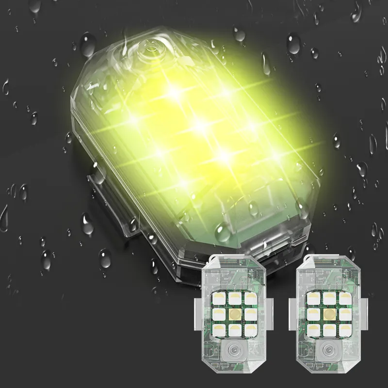 LED para exteriores mini coloridos semáforos estroboscópicos advertencia de colisión de seguridad flash de emergencia