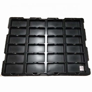 Leenol专业塑料吸塑托盘工厂PS托盘导电ESD PCB托盘黑色 - Product Image 2