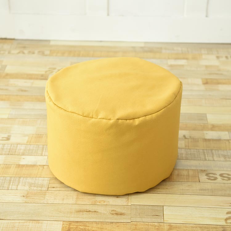 Funda para taburete amarillo