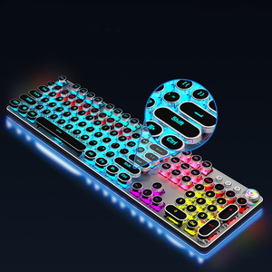 机械游戏键盘RGB发光二极管背光有线键盘 - Product Image 5