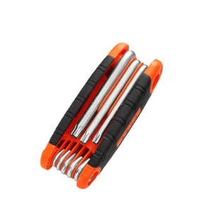 Portable CRV Steel Pocket Folding Multi Tool Allen <strong>Key</strong> Wrench Set Multi Allen <strong>Key</strong> Fold Allen Wrench Set <strong>8pc</strong> <strong>Hex</strong> <strong>Key</strong> Wrench - Product Image 5