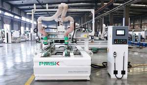 M5.4 masif ahşap kapı 4 tarafı kesme makinesi ağaç İşleme CNC otomatik ahşap Panel dört tarafı kenar kesme testere