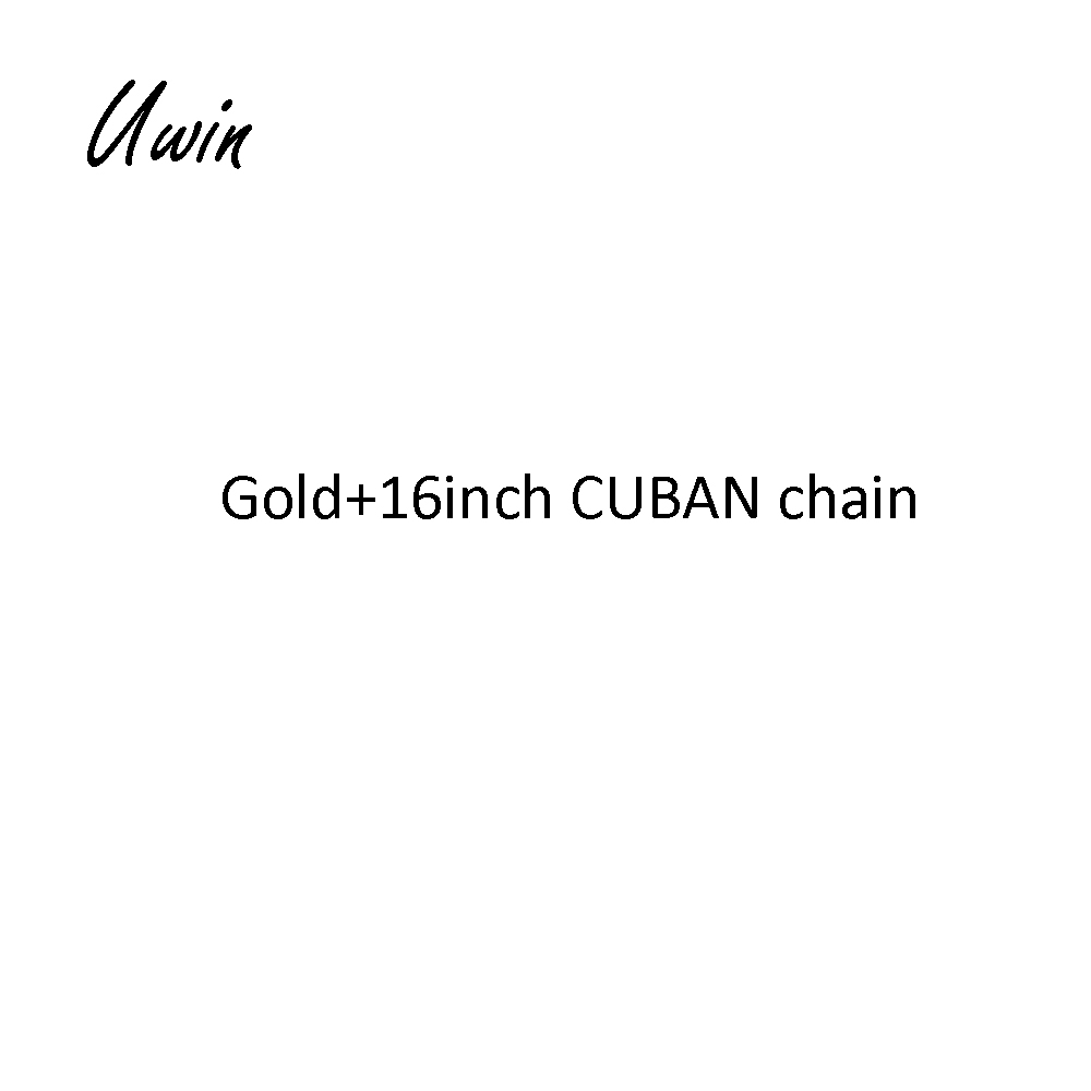 Cadena CUBANA de oro + 16 pulgadas