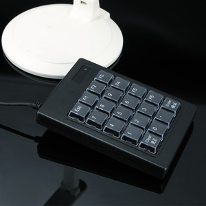 Teclado numérico con cable USB para computadora de escritorio financiera Oficina Nuevo Mini teclado numérico externo Multimedia