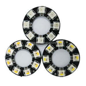 Adresli daire WS2811 IC yerleşik-in WS2812B 1/8/12/16/24/32/48/60/82/93/241 LEDs SK6812/WS2812 RGB/RGBW LED halka ışık lambası - Product Image 4