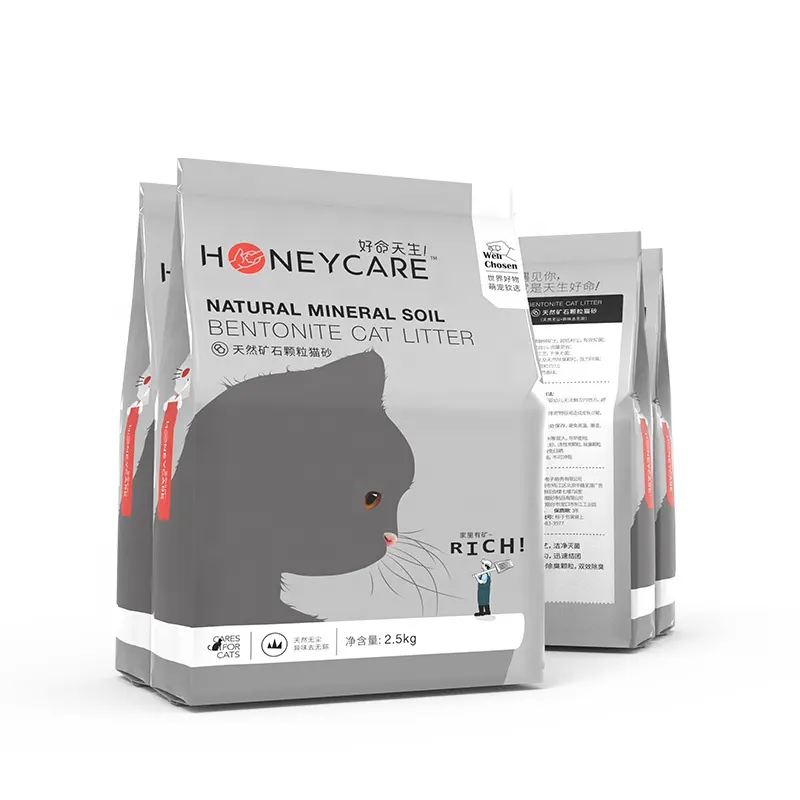 Honeycare ทรายแมวขับถ่ายธรรมชาติ,ทรายแมวคริสตัลโทไนท์สำหรับใช้ในห้องน้ำ