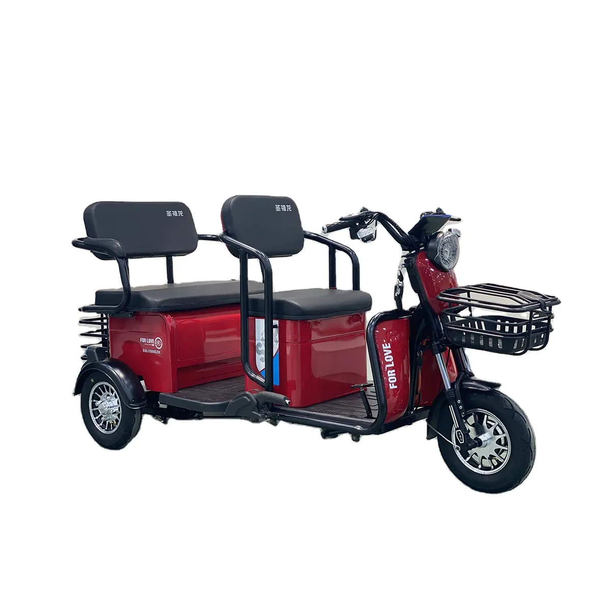 Triciclo de casa rodante para instalación de producción, triciclo eléctrico con motor de madera para niños de 4 tiempos a la venta