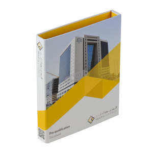 Carpeta de anillos con forma de caja personalizada, carpeta de archivos personalizada para oficina, A4 - Product Image 1