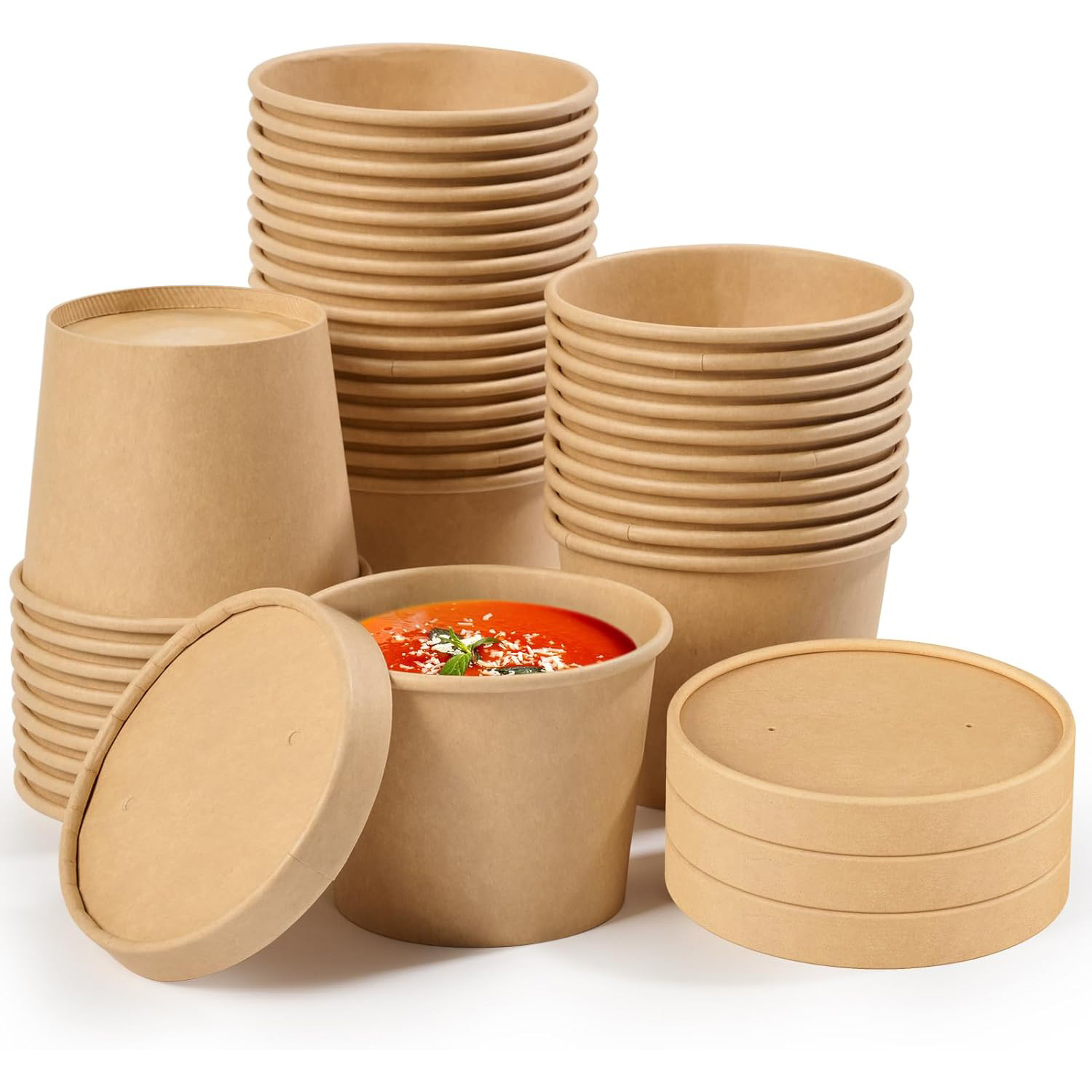 Tasse de papier kraft