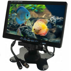 7'' <strong>LCD</strong> <strong>Monitor</strong> <strong>Bnc</strong> <strong>Input</strong> 1024*600 Digital Screen 7 Inch <strong>Monitor</strong> TFT <strong>LCD</strong> Screen <strong>BNC</strong> CCTV System <strong>with</strong> Bracket and Remote Control - Product Image 1