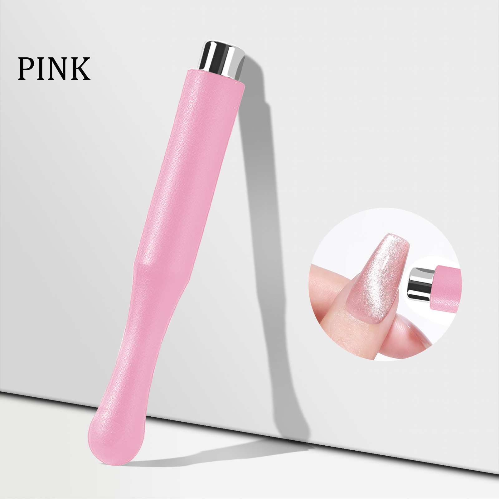 Pink silicone sleeve magnet 14#