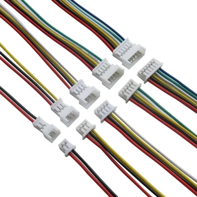 JST 1.25 connecteur de fil mâle femelle pas 1.25mm 2P 3P 4P 5P 6P JST Plug Jack Terminal câble connecteur longueur 10CM