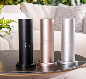 Luxe Hotel Waterloze Slimme Etherische Olie Toren Aroma Diffuser Zilver Zwart Cilindrische Geur Diffuser Voor Thuisgebruik - Product Image 6
