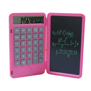 Tavoletta da scrittura LCD grafica digitale da 6 pollici calcolatrice multifunzione con calcolatrice di base pieghevole per notebook con blocco note - Product Image 4