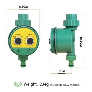Timer di irrigazione automatico intelligente per giardino prato con digitale programmabile due quadranti a bassa pressione tubo di irrigazione Controller - Product Image 5