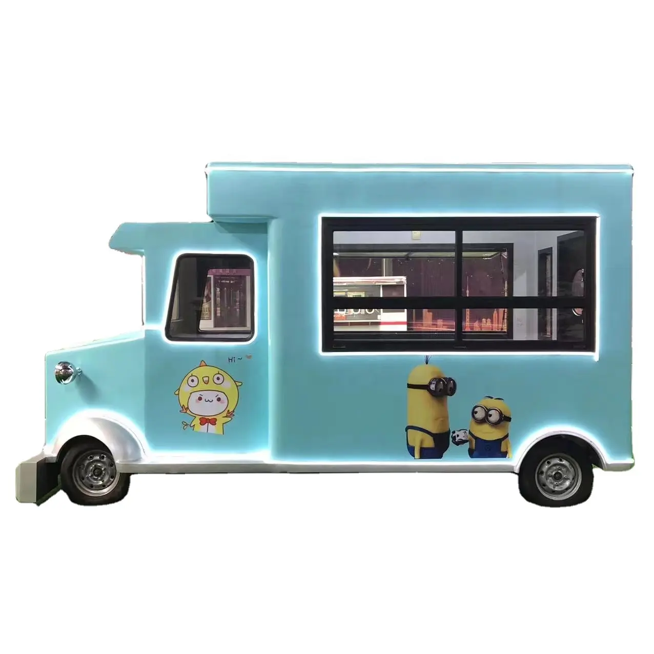 Camion del ristorante di vendita del camion del ristorante del carrello elettrico del Hot Dog della consegna di Fast Food più venduto