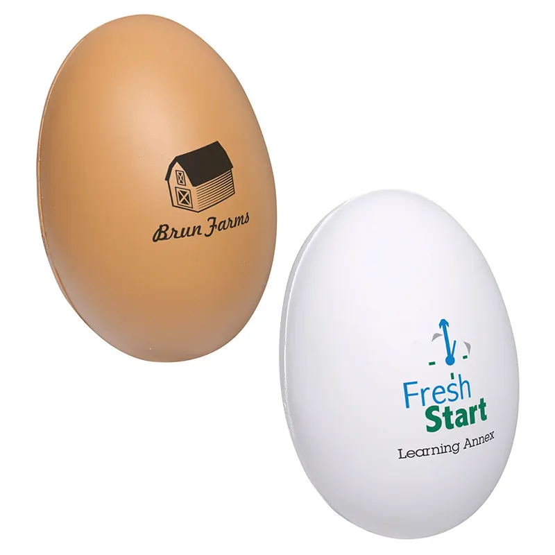 Напечатанная на заказ игрушка для снятия стресса в форме яйца из пенополиуретана для продвижения/снятия давления